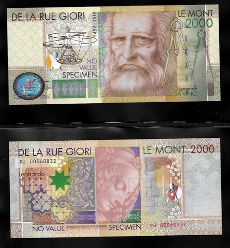 Banconote prove saggi specimen - banconote,