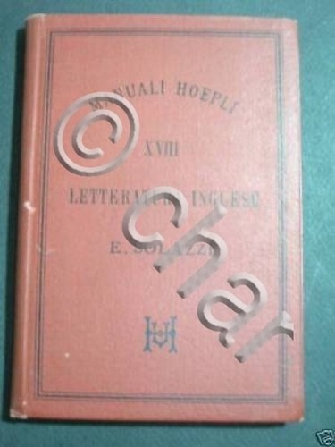 Manuali hoepli letteratura - -,