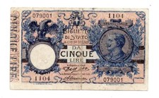 Rarissima cinque lire - rarissima,
