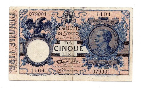 Rarissima cinque lire - rarissima, 5