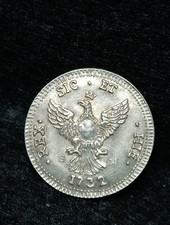 4 Tari 1732 Carlo III Gettone