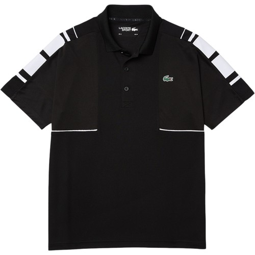 Polo lacoste nera uomo - polo,