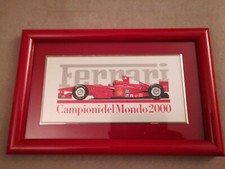 Quadretto Ferrari "F1 Campioni del mondo 2000" - F1