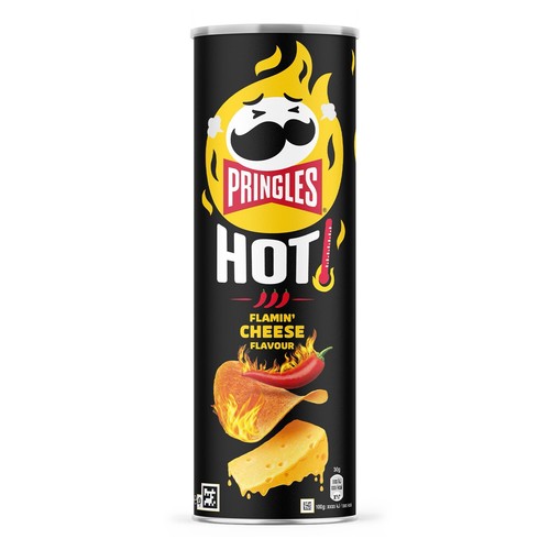 Pringles hot flamin - hot, cheese