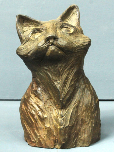 Buste chat maine coon terre - coon,