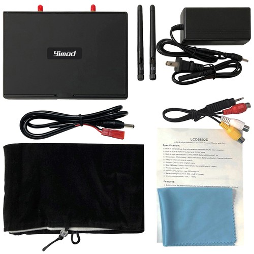 Lcd5802d monitor fpv con - con, dvr