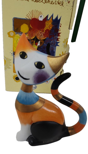 Gatto porcellana rosina - porcellana,