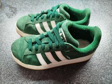 scarpa bimbo ADIDAS CAMPUS verde e bianca misura 32  usate pochissimo