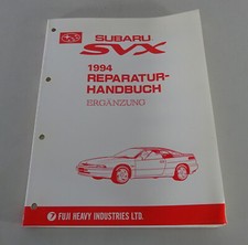 Manuale Officina Supplemento Subaru Svx Stand 05/1994