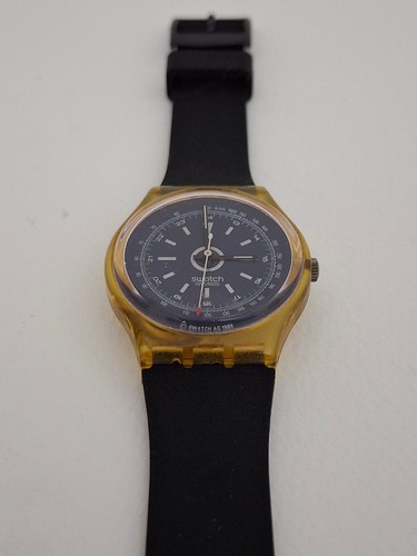 Swatch 1989 giallo - ag, blu
