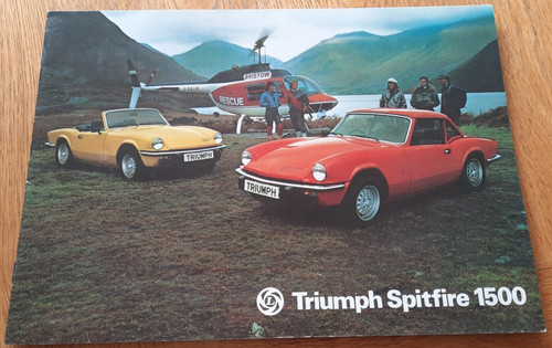 Brochure vendita auto triumph - vendita,