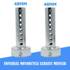 Bidone Scarico Moto 2x48mm