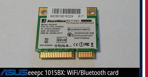 Asus eeepc 1015bx azurewave - asus,