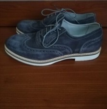 Scarpe Stringate NeroGiardini Uomo Blu Pelle Scamosciate Taglia 41