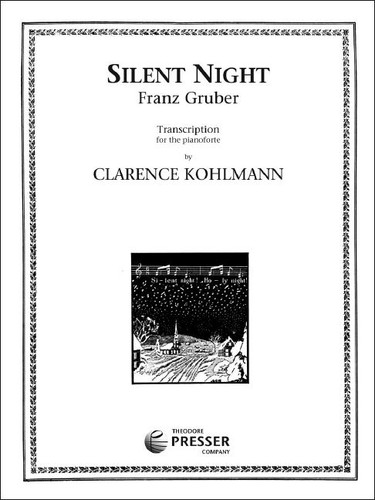 Silent night solo - silent, part