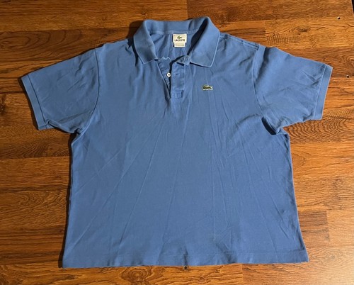 Polo blu classica lacoste - polo,