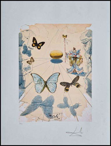 Salvador dali allegory silk - dali, of