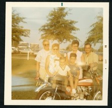 Foto istantanea moto uomo