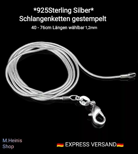 Collana serpente argento - in,