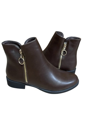 Stivaletti donna marroni zip - donna,