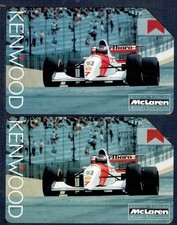 GIAN - Scheda telefonica SIP  "COPPIA KENWOOD MC LAREN F1  usata"  G. 376/377
