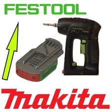 ADATTATORE DA  BATTERIA MAKITA LXT (NO SERIE G)    PER UTENSILI FESTOOL 18V