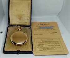 Orologio In Oro Da Taschino Antico Ulysse Nardin Rarissimo Esemplare .