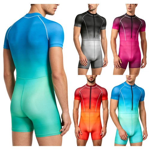 Body uomo monopezzo cerniera