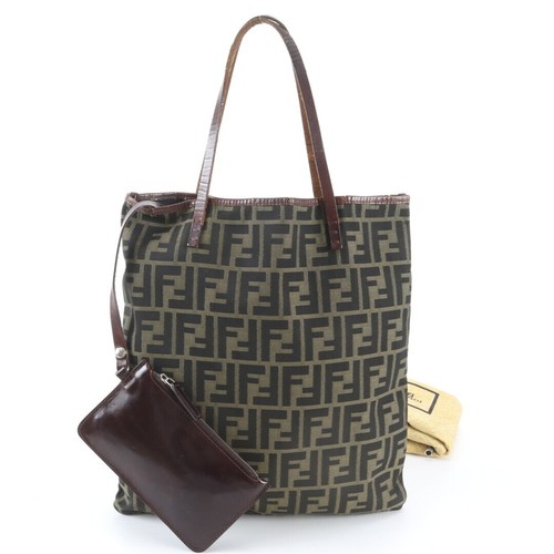Fendi tote bag pouch zucca - tote,