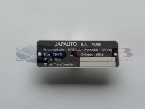 Plaque cadre honda japauto - de,