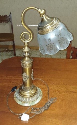 Lampada tavolo ottone - lampada,