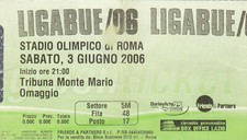 BIGLIETTO TICKET LIGABUE