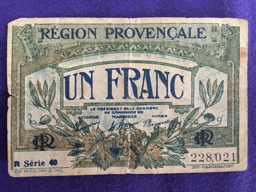 Francia 1922 regione - 1922,