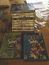 11 pacchetti di espansione The Sims 2 e 3 tarda notte/generazioni/tarda notte + ALTRO