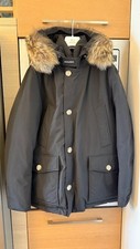 WOOLRICH Arctic Anorak in Ramar Cloth con pelliccia removibile Black