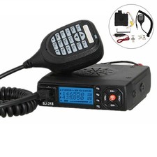 BJ-218 Mini ricetrasmettitore mobile auto doppia banda VHF UHF radio bidirezionale walkie talkie