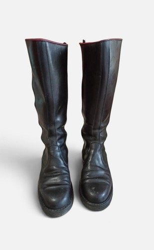 Leather bikers boots vintage