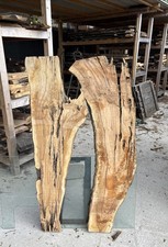 Coppia di tavole di legno di