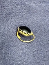 Antique 18k Gold Black Stone