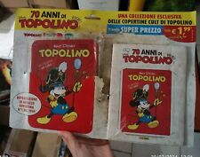 70 ANNI DI TOPOLINO POCKET N. 1 IL NUMERO UNO COPERTINE CULT TARGA + FASCICOLO