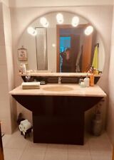 mobili bagno con lavabo, specchio, altra base  usato
