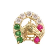 Anello vintage ORO 14K pietre