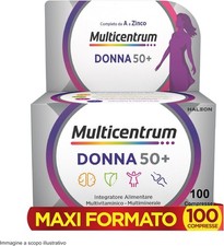 Multicentrum Donna 50+ Integratore Multivitaminico completo, 100 Compresse