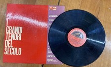 DISCO VINILE 33 GIRI I GRANDI TENORI DEL SECOLO - LA VOCE DEL PADRONE EMI 1965