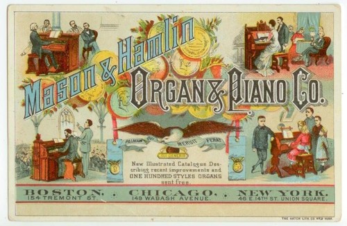 C1880s mason hamlin organ - mason, &