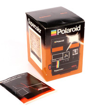 PRL) MANUALE ISTRUZIONI USO POLAROID 635 CL SUPERCOLOR SCATOLA VUOTA EMPTY BOX