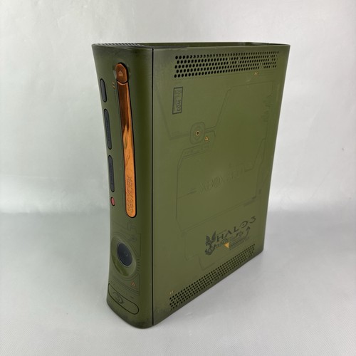 Xbox 360 green console halo - xbox,