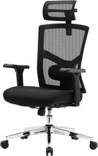 Magic Life Sedia da ufficio ergonomica, poltrona da ufficio braccioli regolabili