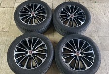 4 Gomme Cerchi Ruote Pneumatici in lega Fiat Tipo 2023 BICOLORE MISURA 205-55-16