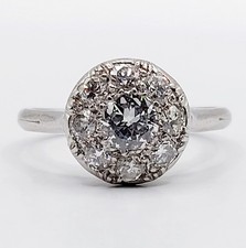 Anello margherita art deco